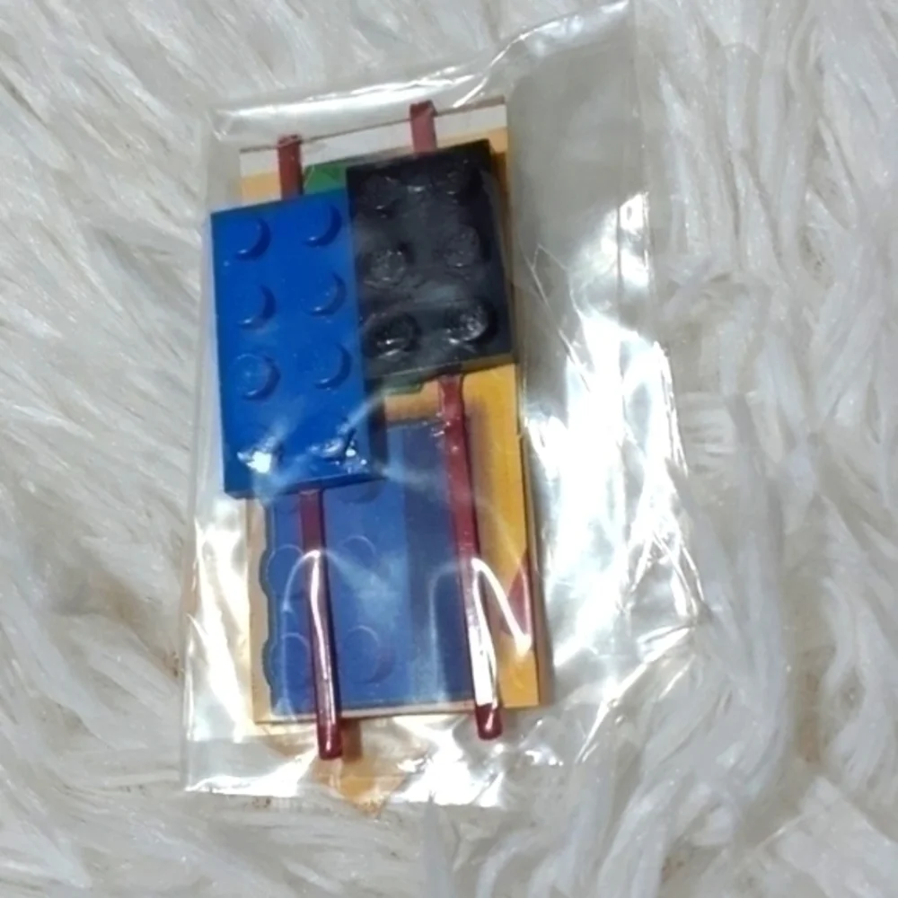 ☄Lego Flat Bricks Hair Pin Set